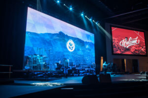 LED video wall photo