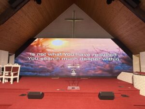 Local Church with 6K Video Wall
